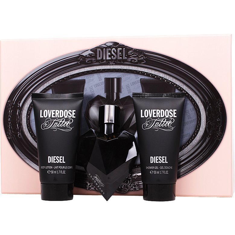 Diesel Loverdose Tattoo Giftset EdP 30ml Shower Gel 50ml Body Milk 50ml EdP 1