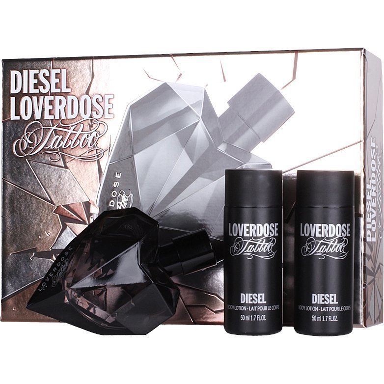 Diesel Loverdose Tattoo Giftset EdP 50ml Body Milk 2x50ml