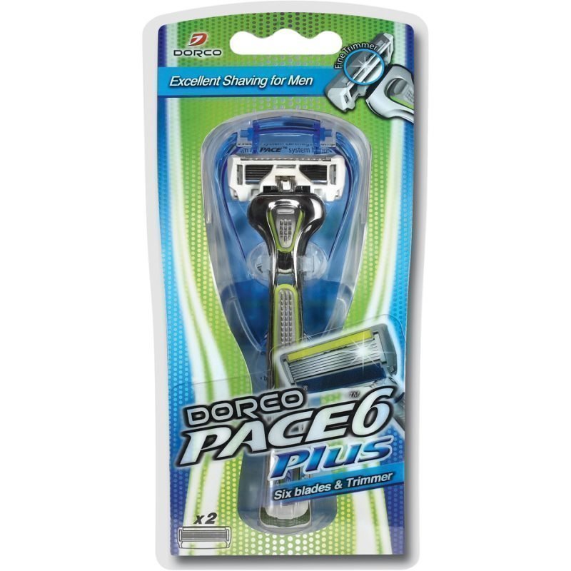 Dorco Dorco Pace 6 Plus Razor & 2 Blades