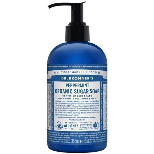 Dr. Bronner's Organic Hand & Body Shikakai Soap Spearmint Peppermint 710 ml