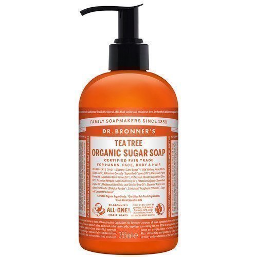 Dr. Bronner's Organic Hand & Body Shikakai Soap Tea Tree 355 ml