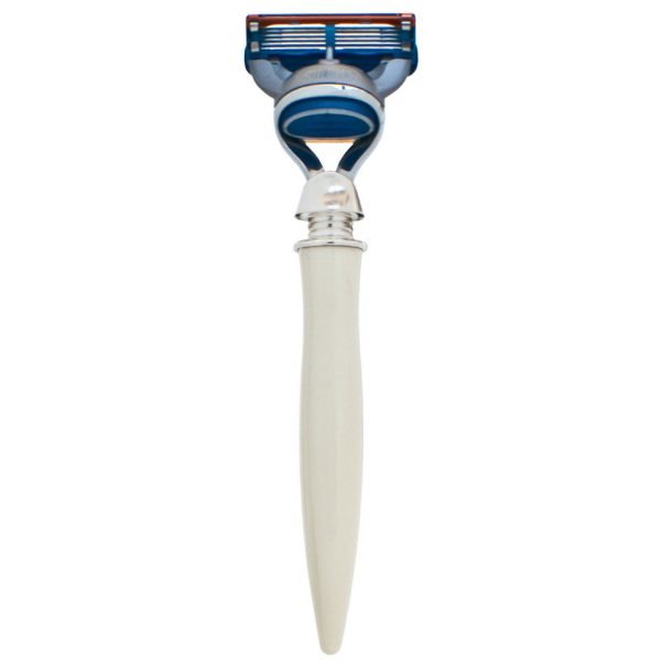 E-Shave Nickle Razor White