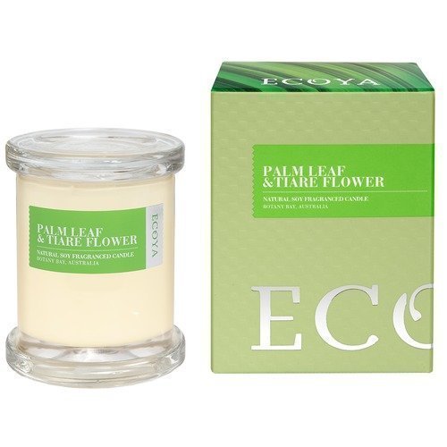 Ecoya Palm Leaf & Tiare Flower Botanicals Mini Metro Jar