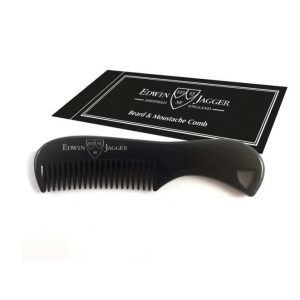 Edwin Jagger Beard & Moustache Comb Black