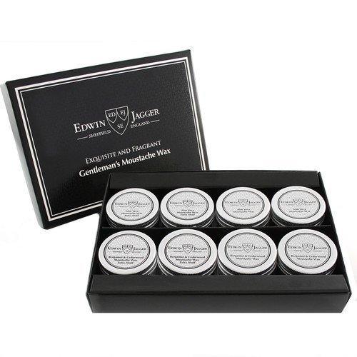 Edwin Jagger Moustache Wax Assortment of 8 pcs