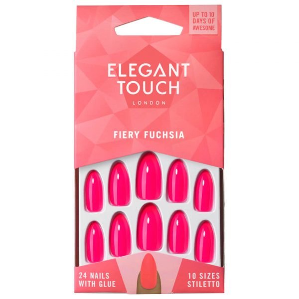 Elegant Touch Colour Nails Fiery Fuchsia