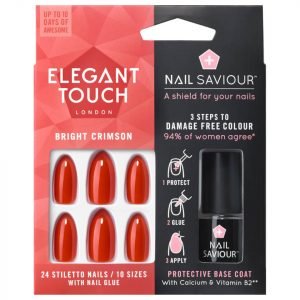 Elegant Touch Nail Saviour Bright Crimson