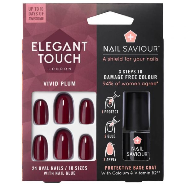 Elegant Touch Nail Saviour Vivid Plum