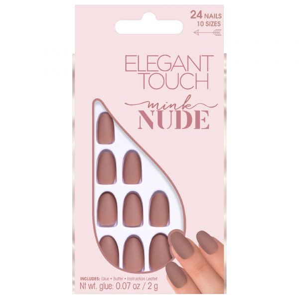 Elegant Touch Nude Collection Nails Mink