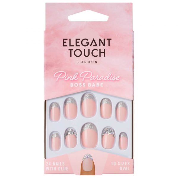 Elegant Touch Pink Paradise Nails Boss Babe