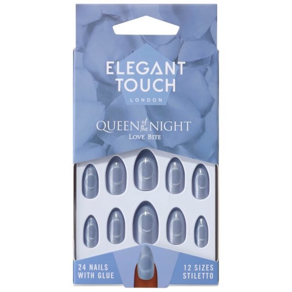Elegant Touch Queen Of The Night Nails Love Bite
