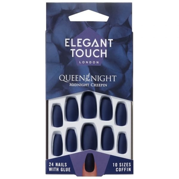 Elegant Touch Queen Of The Night Nails Midnight Creepin'