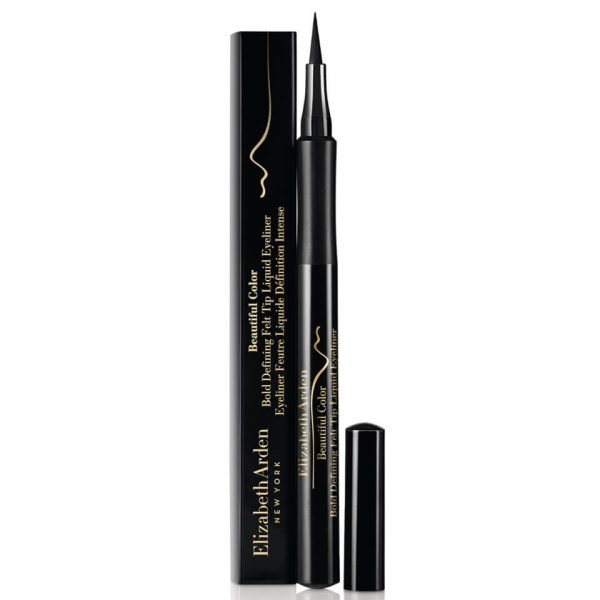 Elizabeth Arden Beautiful Colour Bold Defining Felt Tip Liquid Eye Liner Seriously Black 1.2 Ml