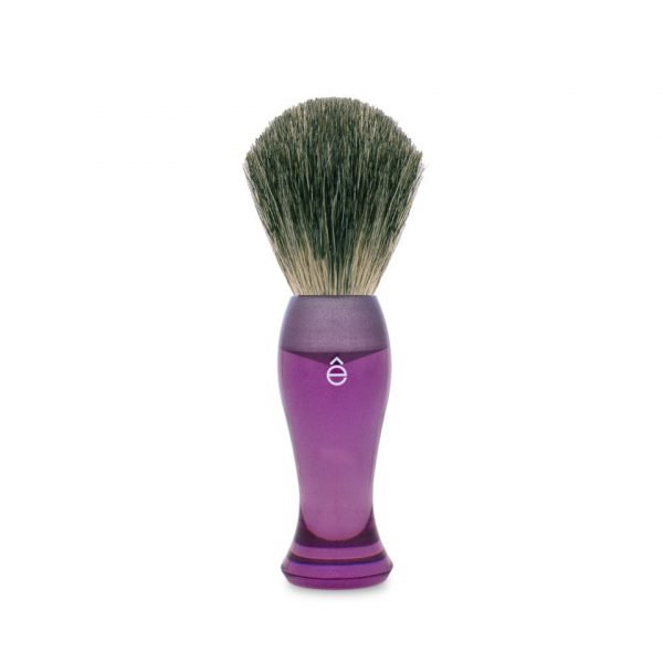 Eshave Finest Badger Hair Shaving Brush Long Handle Purple