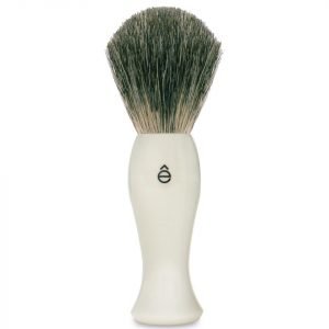 Eshave Long Shave Brush Plastic Handle White