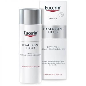 Eucerin® Anti-Age Hyaluron-Filler Day Cream For Normal To Combination Skin Spf15 + Uva Protection 50 Ml