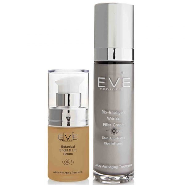 Eve Rebirth Botanical Bright & Lift Serum + Bio-Intelligent Wrinkle Filler Cream