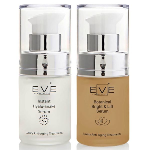 Eve Rebirth Instant Hyalu-Snake Serum + Botanical Bright & Lift Serum