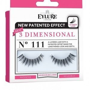 Eylure 3-D Lashes No. 111 Irtoripset Musta