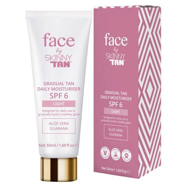 Face By Skinny Tan Gradual Tan Daily Moisturiser Light 50 Ml