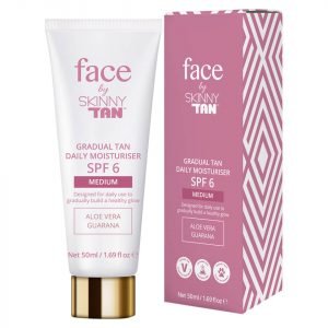 Face By Skinny Tan Gradual Tan Daily Moisturiser Medium 50 Ml