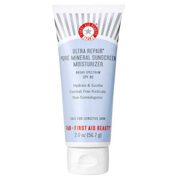 First Aid Beauty Ultra Repair Pure Mineral Sunscreen Moisturizer Spf40 56.7 G