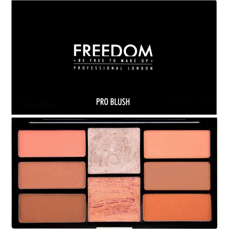 Freedom Makeup London Pro Blush Palette Peach And Baked