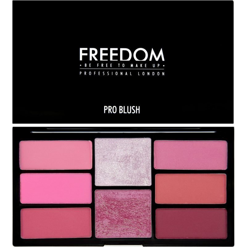 Freedom Makeup London Pro Blush Palette Pink And Baked