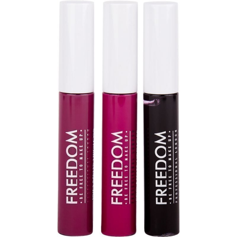 Freedom Makeup London Pro Melts Lipgloss Vamp Collection 3Pcs