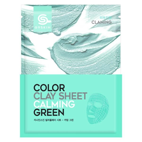 G9skin Color Clay Sheet Calming Green 20 G