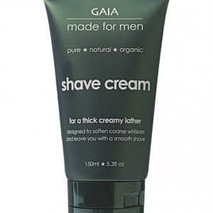 Gaia Shave Cream 150 ml Valkoinen