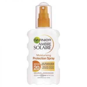 Garnier Ambre Solaire Ultra-Hydrating Sun Cream Spray Spf 20 200 Ml