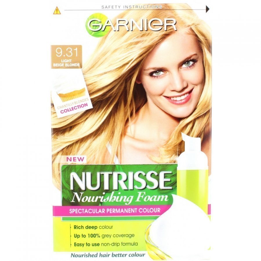 Garnier Nutrisse Hair Colour 9.31 Light Beige Blonde Hiusväri