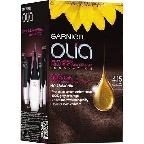 Garnier Olia Permanent Hair Colour 4.15 Ash Mahogany