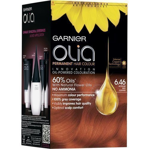 Garnier Olia Permanent Hair Colour 6.46 Intense Red Copper