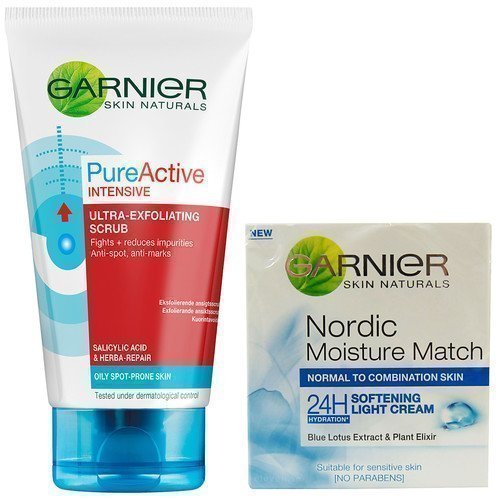 Garnier Pure Active Intensive Cleansing Scrub & Softening Light Cream