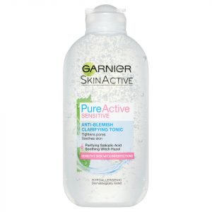 Garnier Pure Active Sensitive Anti-Blemish Clarifying Toner 200 Ml