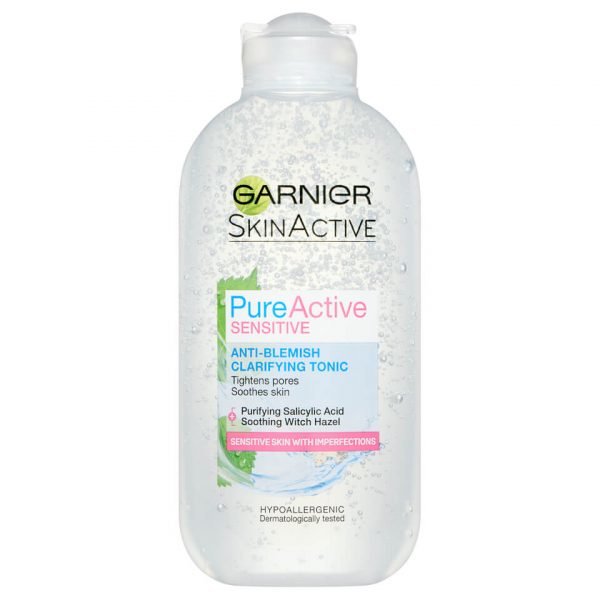 Garnier Pure Active Sensitive Anti-Blemish Clarifying Toner 200 Ml