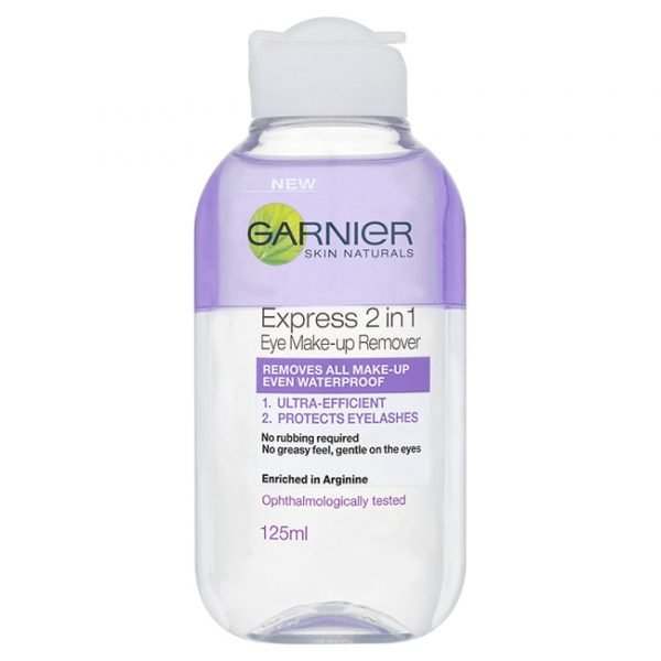 Garnier Skin Naturals 2-In-1 Eye Make-Up Remover 125 Ml