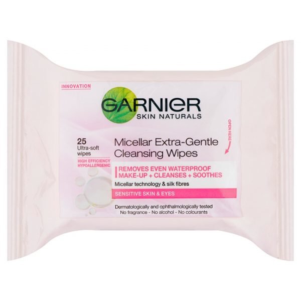 Garnier Skin Naturals Micellar Extra-Gentle Cleansing Wipes 25 Pack