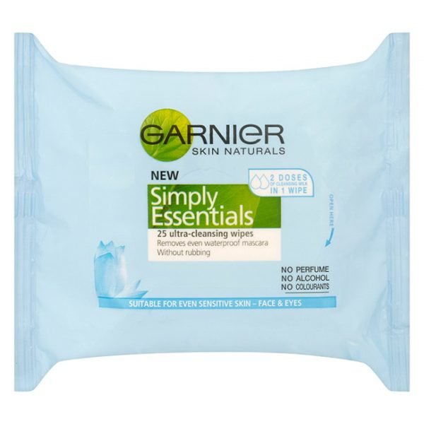 Garnier Vitamin Enriched Cleansing Wipes 25 Pack