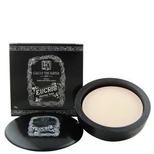 Geo. F. Trumper Eucris Hard Shaving Soap In Wooden Bowl 80 G