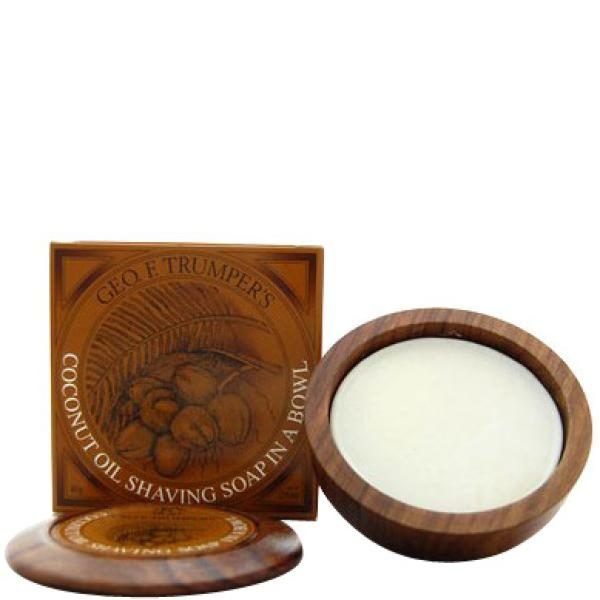 Geo. F. Trumper Wooden Shave Bowl Coconut 80 G