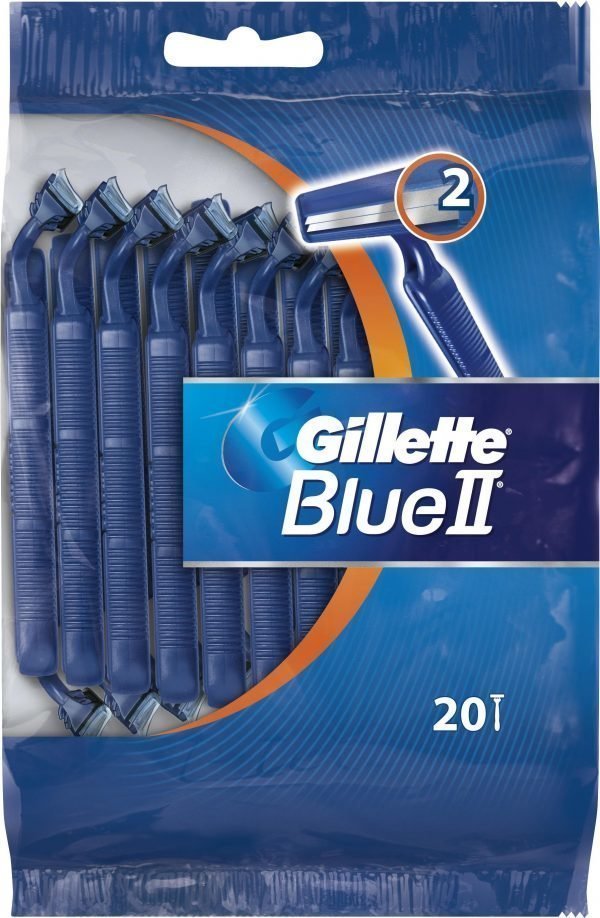 Gillette Blue Ii Dis Fixed Cap Varsiterät 20 Kpl