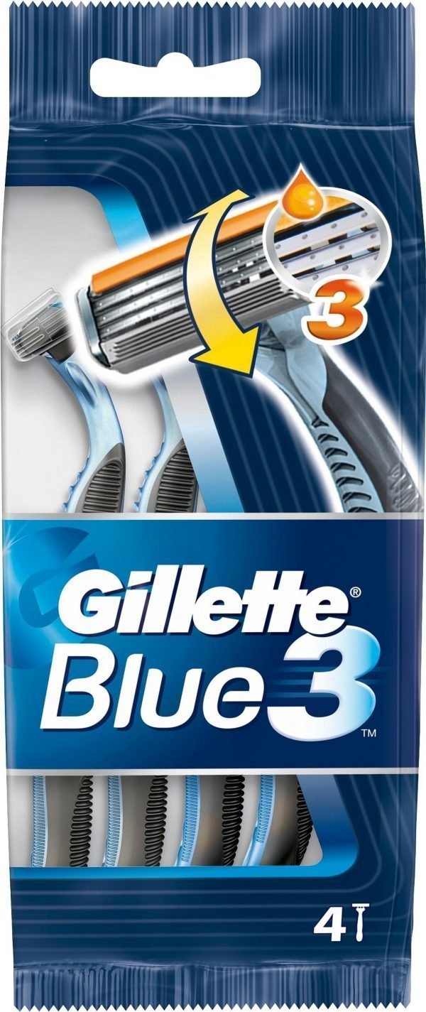 Gillette Blue Iii Varsiterä 4 Kpl