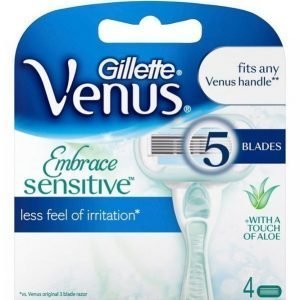 Gillette Embrace Sensitive Terät 4-Pakkaus