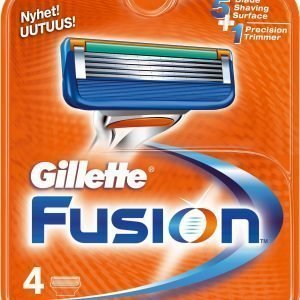Gillette Fusion Terät 4 Kpl