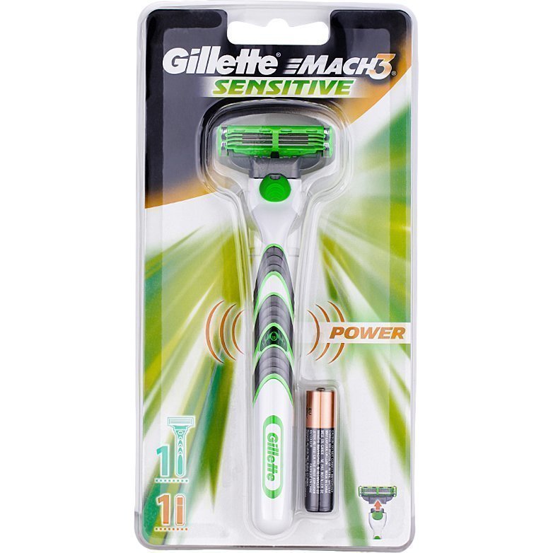 Gillette Mach 3 Sensitive Power Razor 1 Blade