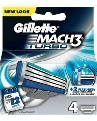 Gillette Mach3 Turbo 4-pack