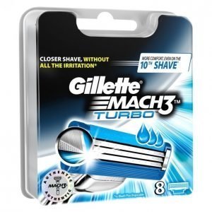 Gillette Mach3 Turbo Vaihtoterä 8 Kpl